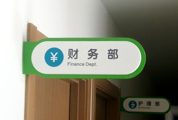 医院科室门牌