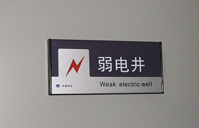 弱点井科室牌