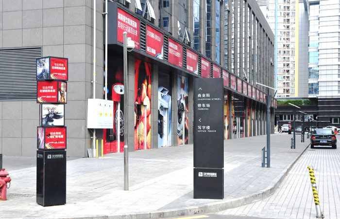 户外方向指引牌