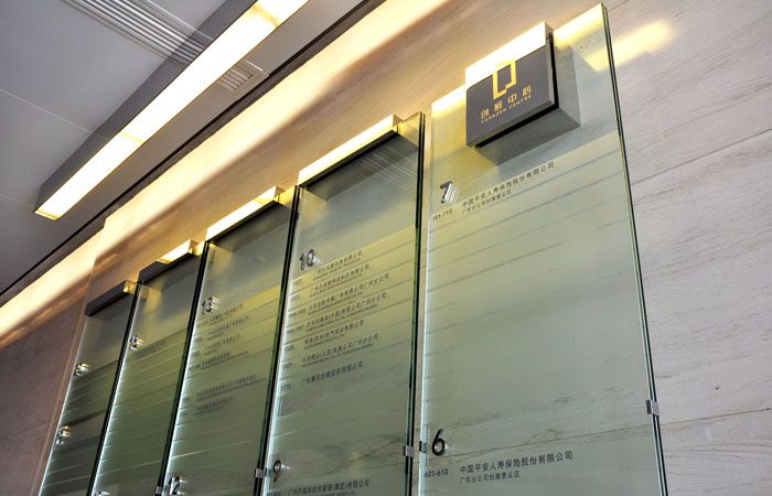 写字楼索引牌