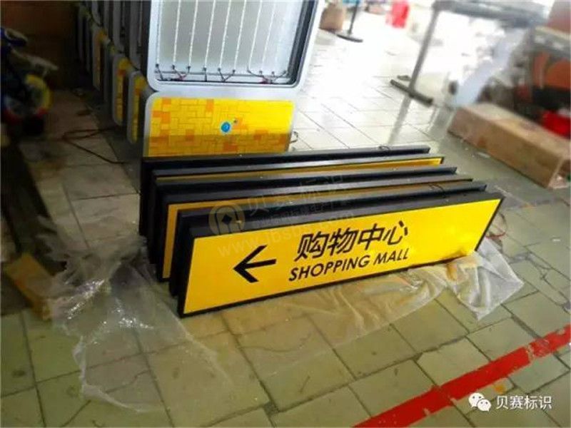 商场购物中心指示牌